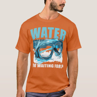Camiseta Práctica de deportes de natación divertida nadador