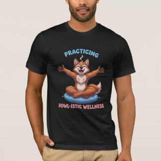 Camiseta Práctica del Bienestar Aullístico - Lindo Meditand