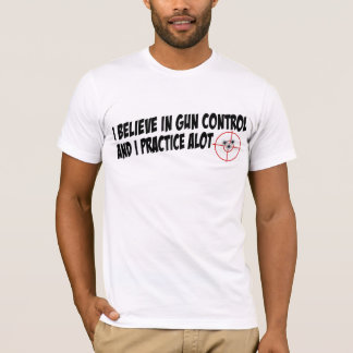 Camiseta Práctica del control de armas I mucho