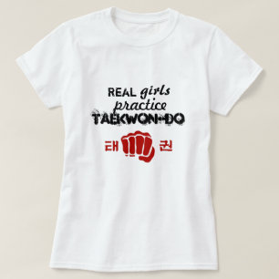 Camiseta Práctica real el Taekwondo de los chicas