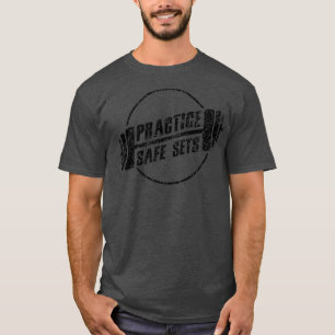 Camiseta Práctica Segura Establece Gimnasio De Motivación D
