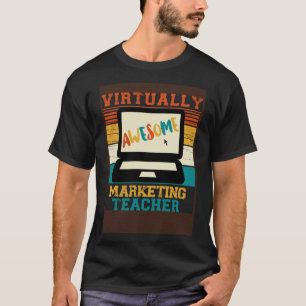 Camiseta Prácticamente asombroso profesor de marketing Retr