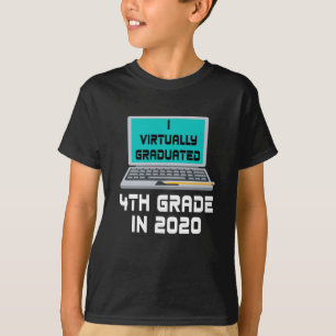 Camiseta Prácticamente me gradué en 4º grado en 2020