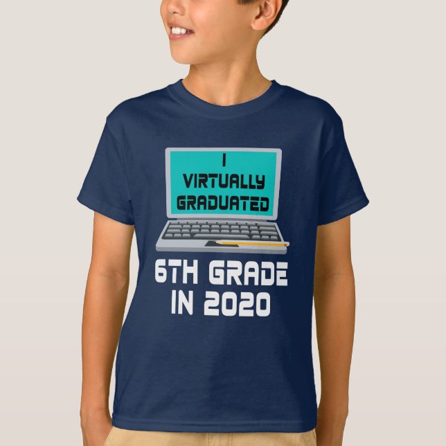 Camiseta Prácticamente me gradué en 6º grado en 2020 (Anverso)