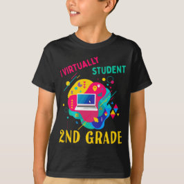 Camiseta Prácticamente soy estudiante de segundo grado para