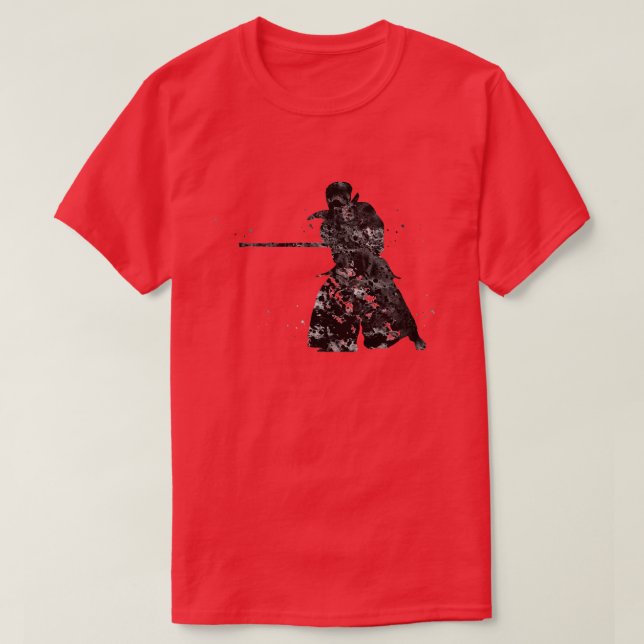 Camiseta Practicante de Kendo (Diseño del anverso)