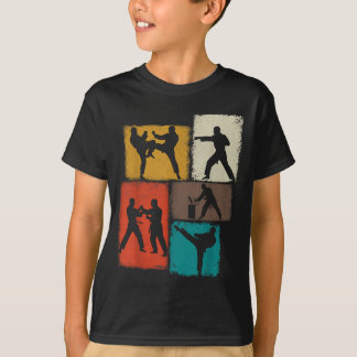 Camiseta Practicante de Taekwondo Collage Hombres Niños Ent