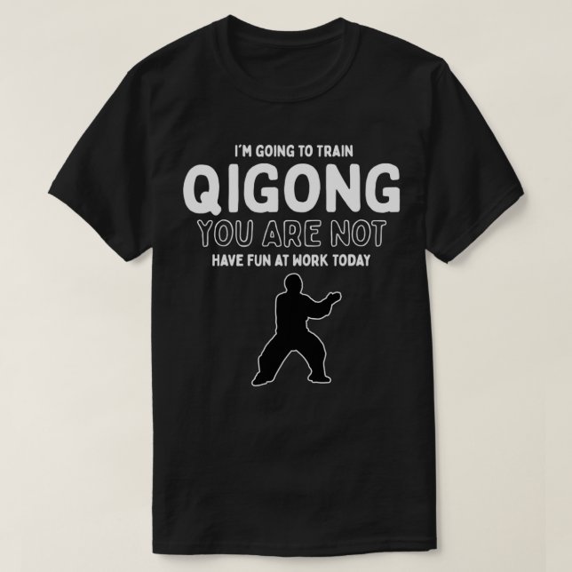 Camiseta Practicantes de Qi Gong regalo de arte taoísta Qig (Diseño del anverso)