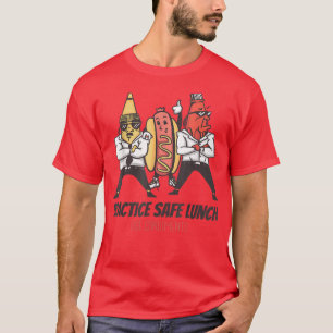Camiseta Practicar el almuerzo seguro usar condicionamiento