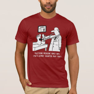 Camiseta Practicar el diseño gracioso de la medicina