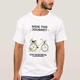 CAMISETA PRACTICAR EL VIAJE, DISFRUTAR DEL CICLISMO DE DEST