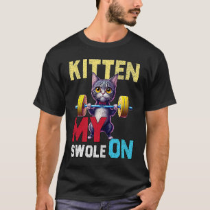 Camiseta Practicar Kitten Mi Reloj En El Taller Retro Cat 2