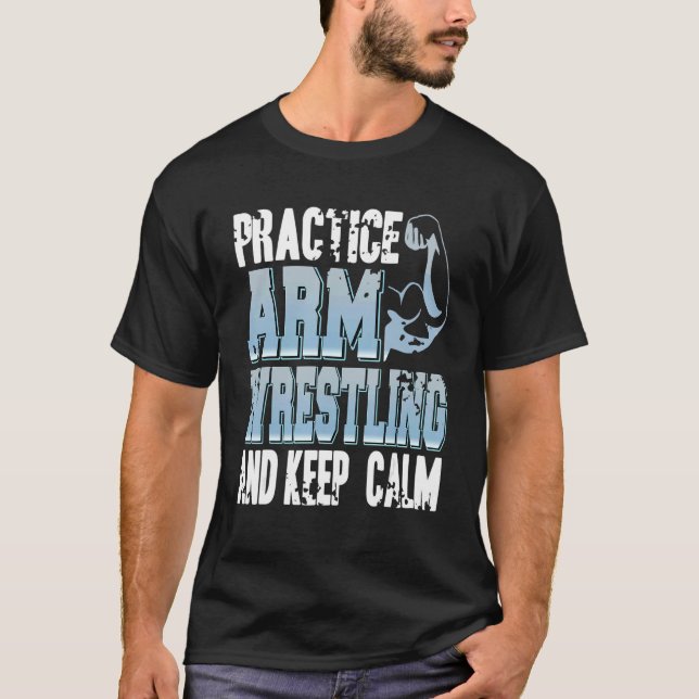Camiseta Practicar La Lucha Armada Y Mantener La Calma Pres (Anverso)