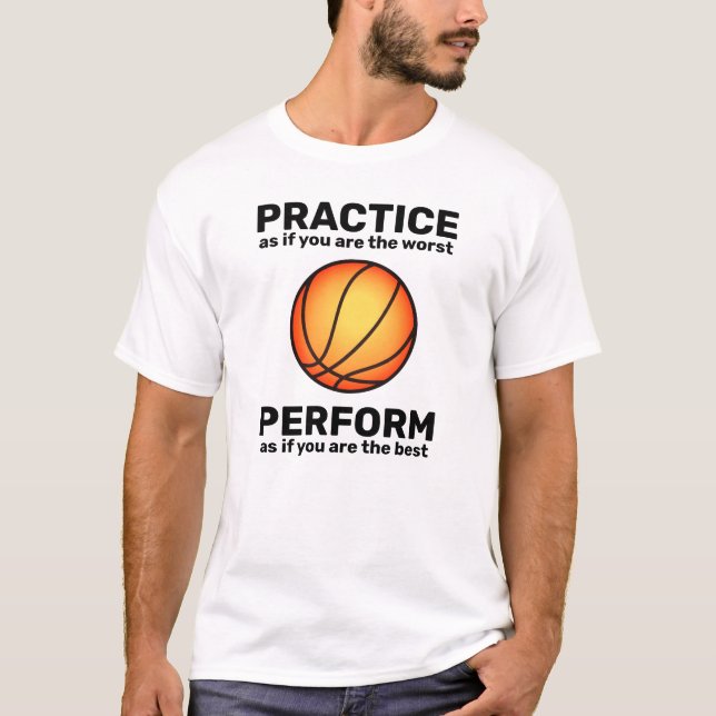 Camiseta Practicar / Realizar [deportes] Icono de baloncest (Anverso)