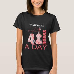 Camiseta Practico 40 horas todos los días DosSetViolín