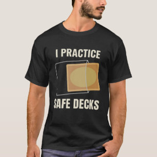 Camiseta Practico Cubiertas Seguras Carpintero Constructor 