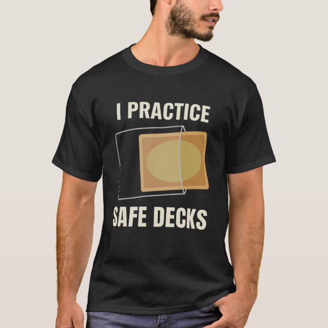 Camiseta Practico Cubiertas Seguras Carpintero Constructor  (Anverso)