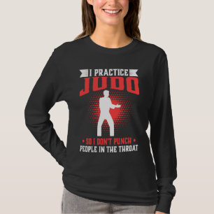 Camiseta Practico judo para no golpear a la gente en la gar
