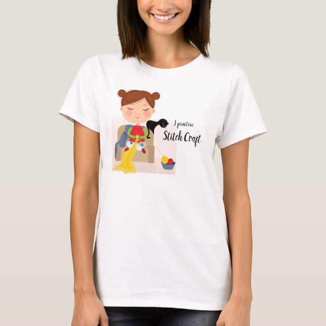 Camiseta Practico Stitch Craft (Anverso)