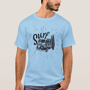 Camiseta Practique surf la onda