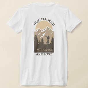 Camiseta Pradera Violín No Todos Los Que Improvisan Están P