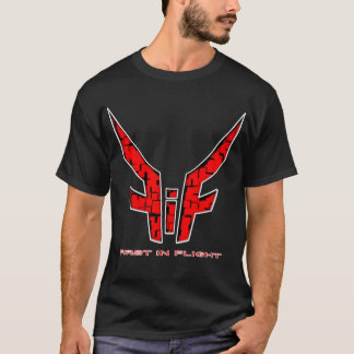 Camiseta Pradigy negro/rojo