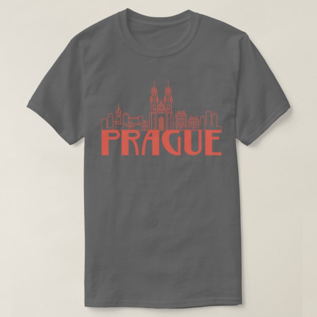 Camiseta Praga Checo (Diseño del anverso)