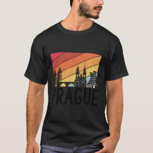 Camiseta Praga Praga Vintage República Checa Ciudad favorit