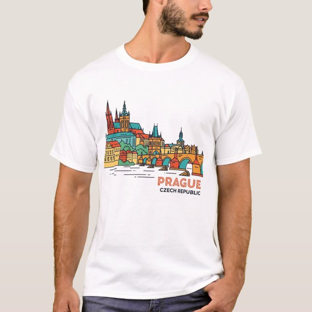 Camiseta Praga, República Checa (Anverso)