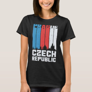 Camiseta Praga Skyline Praga, República Checa