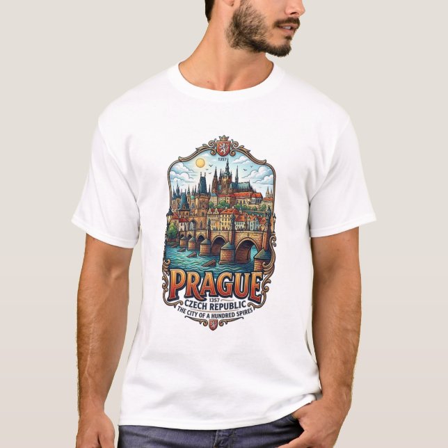 CAMISETA PRAGUE, CZECH REPUBLIC (Anverso)