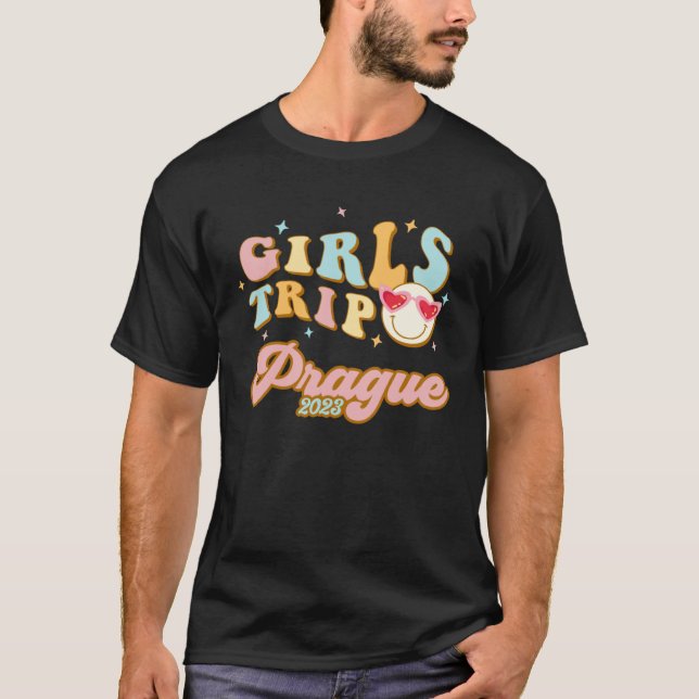 Camiseta Prague Girls Trip 2023 Students Women Czech Republ (Anverso)