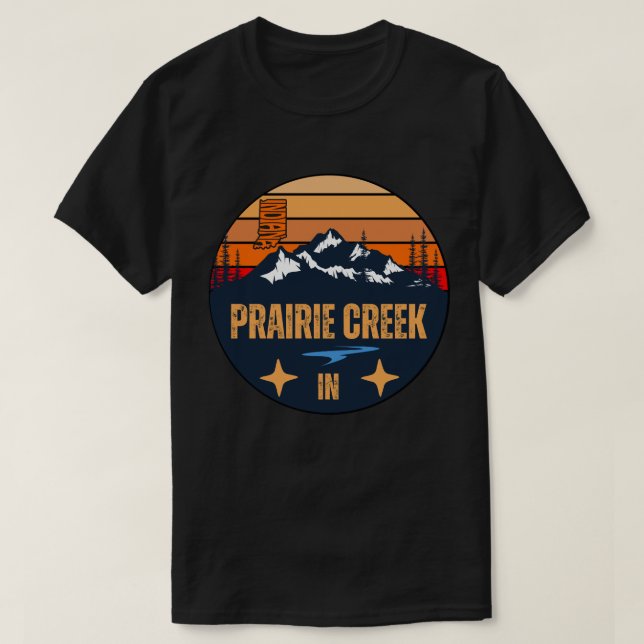 Camiseta Prairie Creek, Indiana (Diseño del anverso)