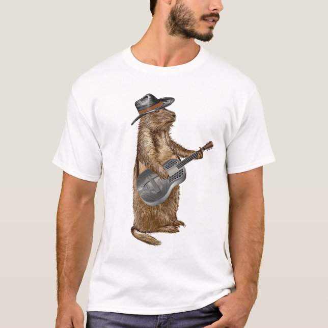 Camiseta Prairie Dog Guitar (Anverso)