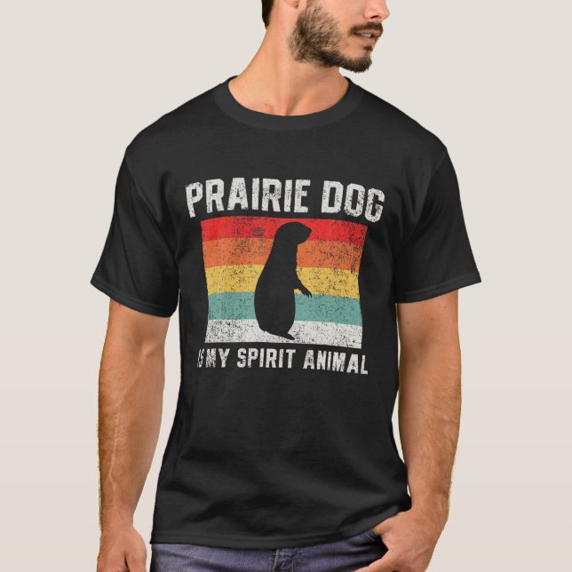 Camiseta Prairie Dog Retro Vintage (Anverso)