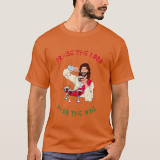 Camiseta Praisehe Lord Passhe Wine Christmas Time