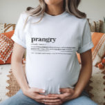 Camiseta Prangry Pregnancy Tee Baby Shower Gift<br><div class="desc">Esta camiseta "Prangry" trae humor a los antojos de embarazo. Una blando y elegante camisa de maternidad perfecta para duchas de bebé o mamás nuevas.</div>