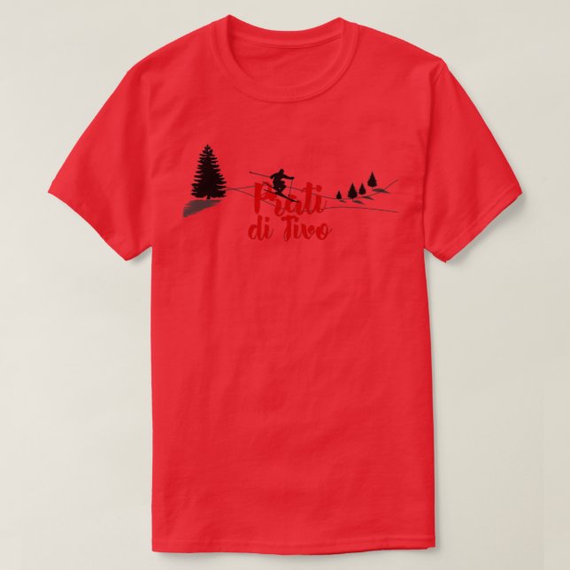 Camiseta Prati di Tivo Ski Long (Diseño del anverso)
