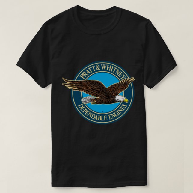 Camiseta Pratt &amp; Whitney Logo Pullover Hoodie (Diseño del anverso)