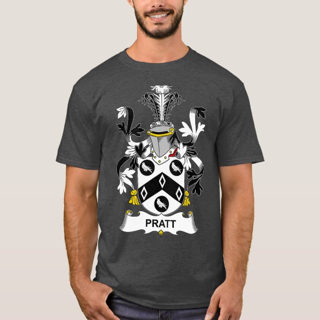 Camiseta Pratt Coat of Arms Family Crest (Anverso)