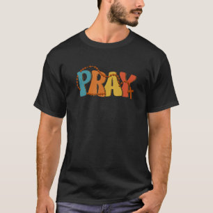 Camiseta Pray Rosary Prayer Warrior Christian Faigio