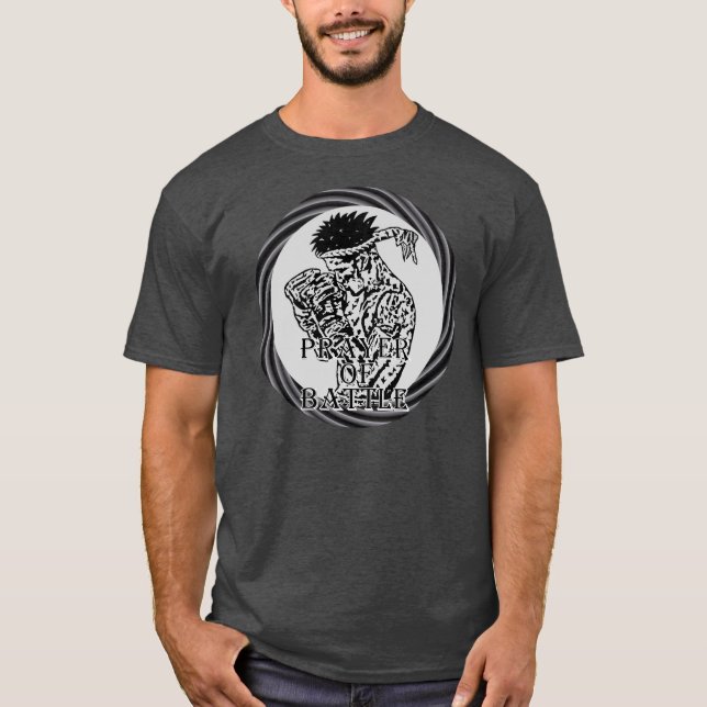 Camiseta Prayer , Muay Thai ,  Martial Arts , Clothing (Anverso)