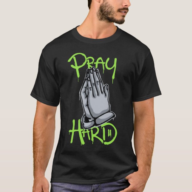 Camiseta Praying Hands streetwear (Anverso)