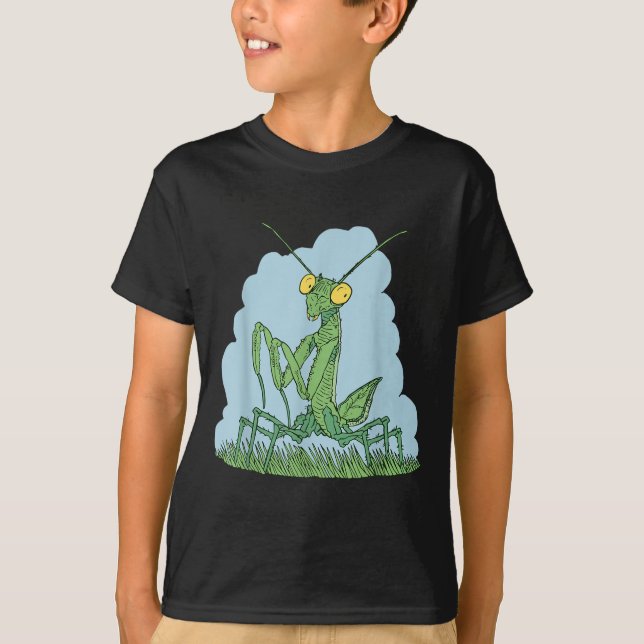 Camiseta Praying Mantis For Kids Boys Toddler Men Women Bug (Anverso)