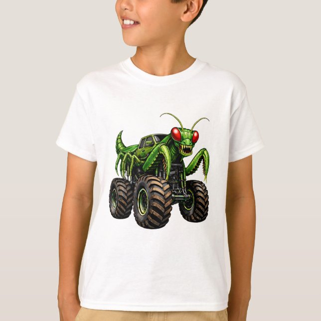 Camiseta Praying Mantis Style Off-Road Monster Truck  (Anverso)
