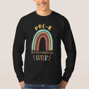 Camiseta Pre-K acaba de conseguir mucho o volver al arcoiri