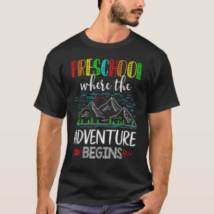 Camiseta Pre K Adventure comienza equipo de profesores Pre