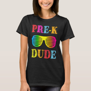 Camiseta Pre K Dude de vuelta a la escuela