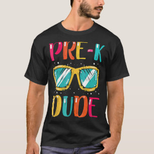 Camiseta Pre K Dude De Vuelta A La Escuela De Primer Día De
