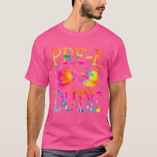 Camiseta Pre K Dude De Vuelta Al Colegio Primer Día De La E
